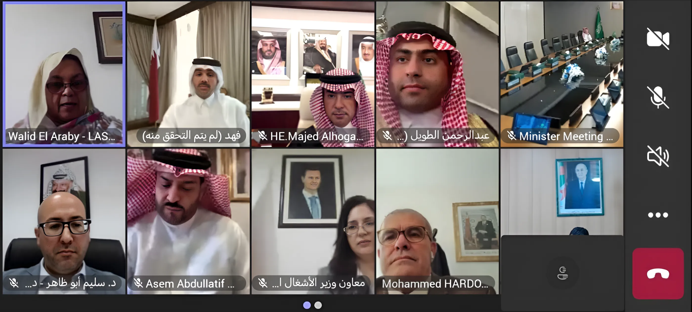Al-Hogail chairs the extraordinary meeting of the Executive Office of the Council of Arab Ministers of Housing and Reconstruction