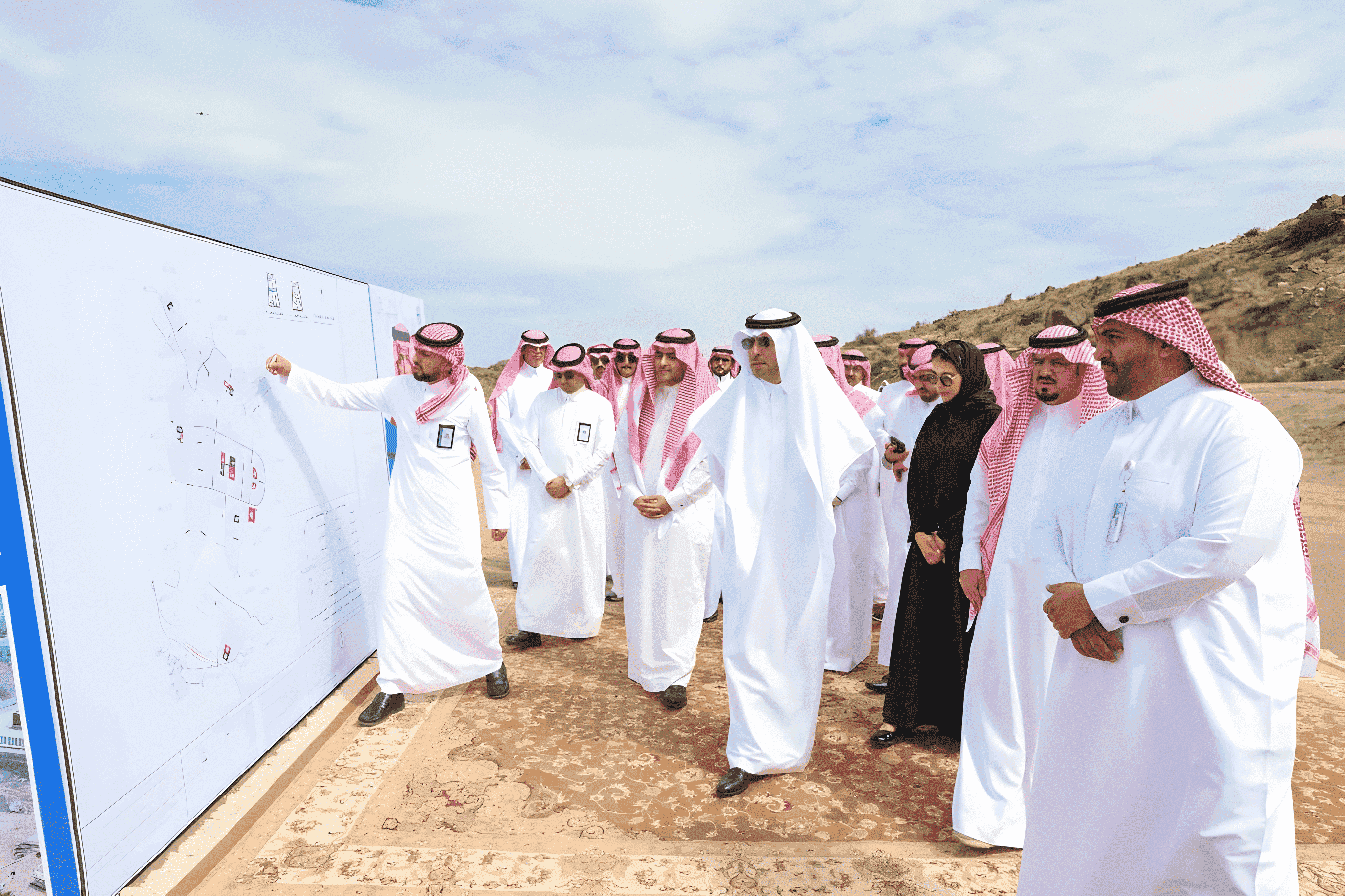 Al-Hogail inspects residential and municipal projects in Al-Baha, and witnesses the inauguration and launch of projects worth over 2 billion riyals