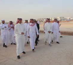 "الحقيل" و"الخريف" يزوران ضاحية الجوان بمدينة الرياض لتفقد المشاريع المُطبِقة للبناء الحديث