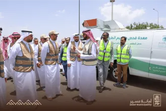 وزارة البلديات والإسكان تطلق المرحلة الأولى من مشروع مسح وتقييم الطرق الحضرية بمنطقة عسير