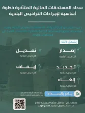 أمانات المناطق تدعو المنشآت التجارية إلى سداد المستحقات المالية المتأخرة