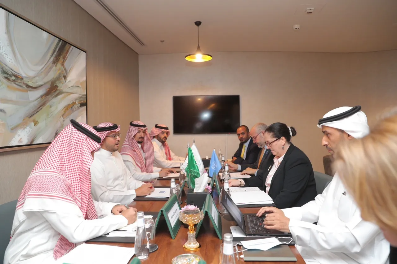 الأمير سعود بن طلال يستقبل مدير المكتب الإقليمي لبرنامج الأمم المتحدة الانمائي