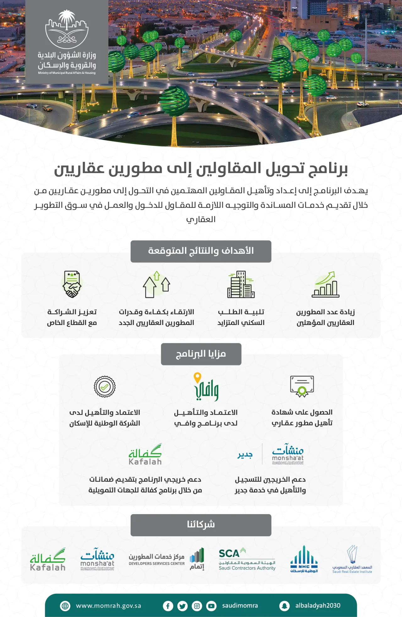 "البلدية والإسكان" تطلق النسخة الثانية من برامج "التحول والتمكين"